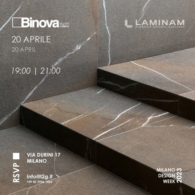 Milano Design Week 2023 – Laminam for Binova
